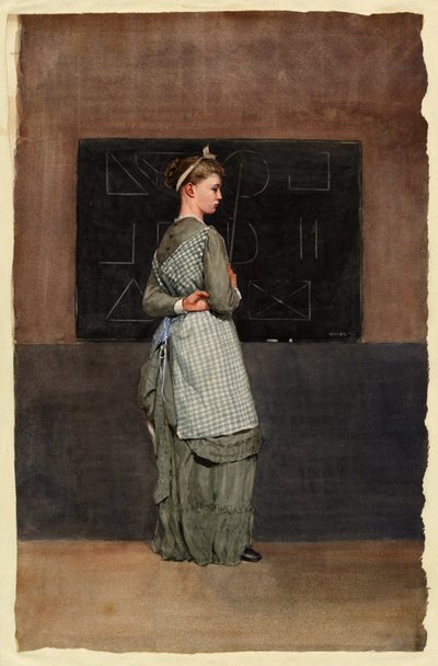 Schoolbord door Winslow Homer
